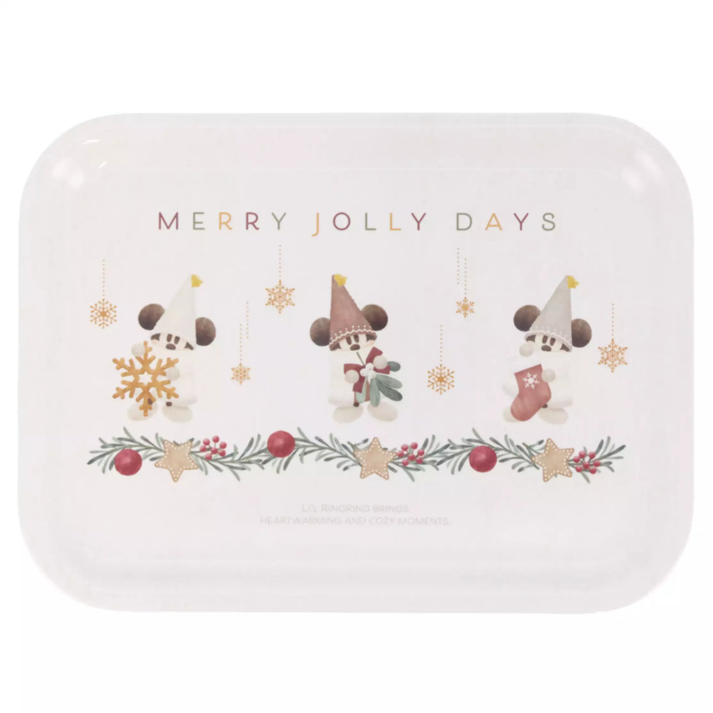 TDR - 2025 Mickey Christmas fairy "Lil Lin Lin" Merry Jolly Days Collection x Tray (Release Date: Nov 10, 2025)