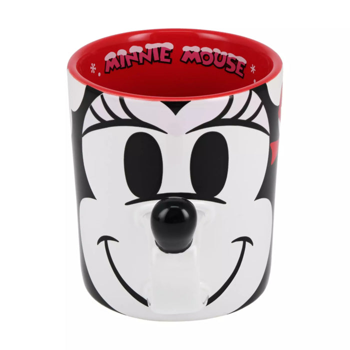 TDR - 2025 Mickey & Friends "Holly Jolly Christmas" Collection x Minnie Mouse with Christmas Outfit Mug  (Release Date: Nov 10, 2025)