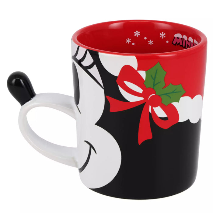 TDR - 2025 Mickey & Friends "Holly Jolly Christmas" Collection x Minnie Mouse with Christmas Outfit Mug  (Release Date: Nov 10, 2025)