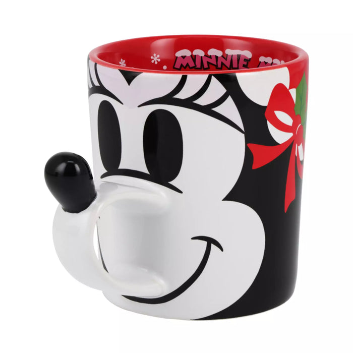 TDR - 2025 Mickey & Friends "Holly Jolly Christmas" Collection x Minnie Mouse with Christmas Outfit Mug  (Release Date: Nov 10, 2025)