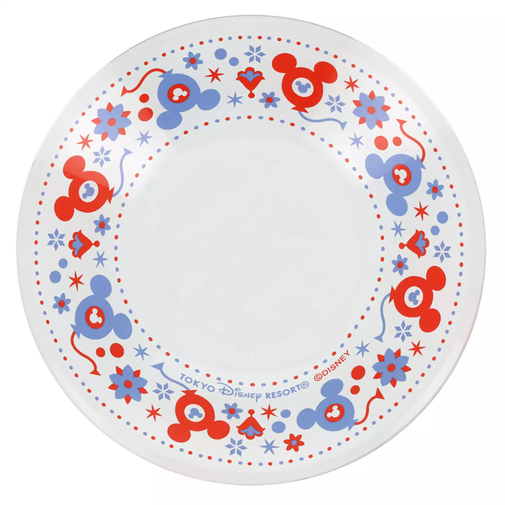 TDR - Tokyo Disney Resort Retro-Style x Mickey Mouse Plate Color: Blue & Red (Release Date: May 28, 2026)