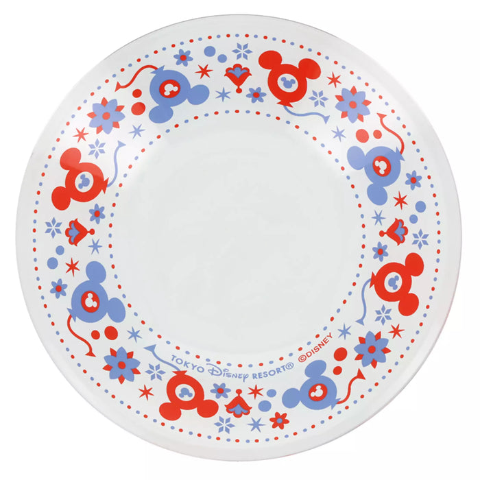 TDR - Tokyo Disney Resort Retro-Style x Mickey Mouse Plate Color: Blue & Red (Release Date: May 28, 2026)