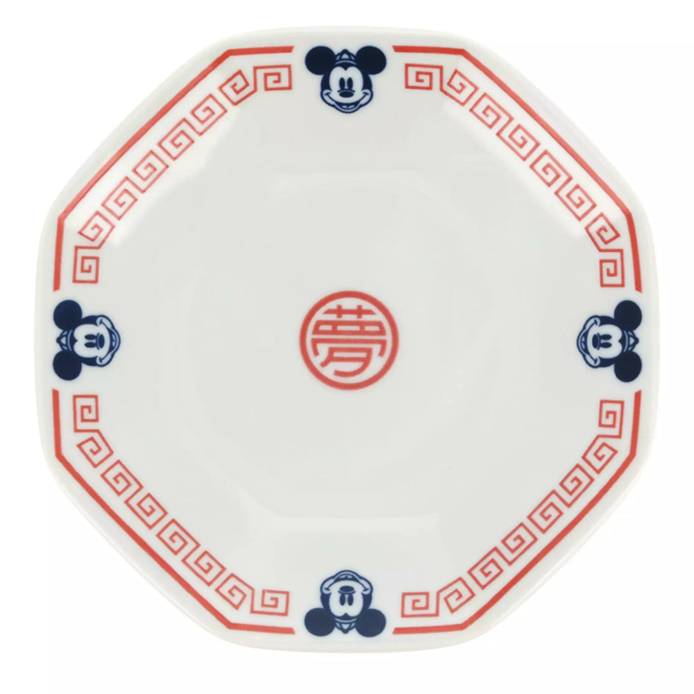 TDR - 2026 Mickey Mouse Wearing a Hat Chinese-Style Tableware x Octagonal Plate (Release Date: Jul 16, 2026)