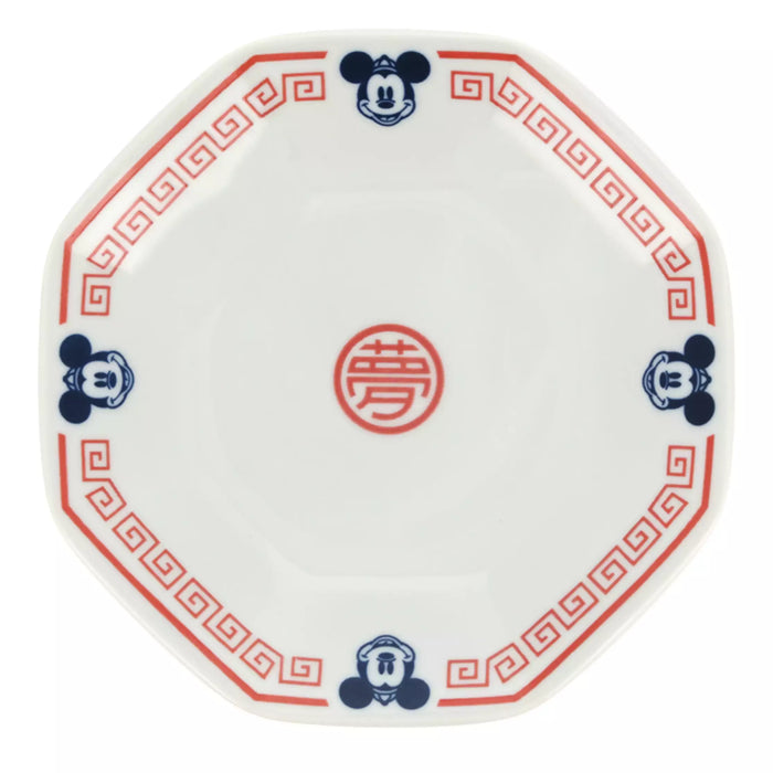 TDR - 2026 Mickey Mouse Wearing a Hat Chinese-Style Tableware x Octagonal Plate (Release Date: Jul 16, 2026)