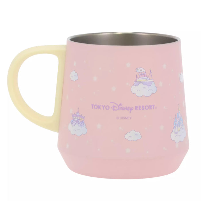 TDR - 2026 Dreamy Starry Time Collection x Minnie Mouse and Figaro Stainless Steel Mug Color: Pink (Release Date: Jun 25, 2026)