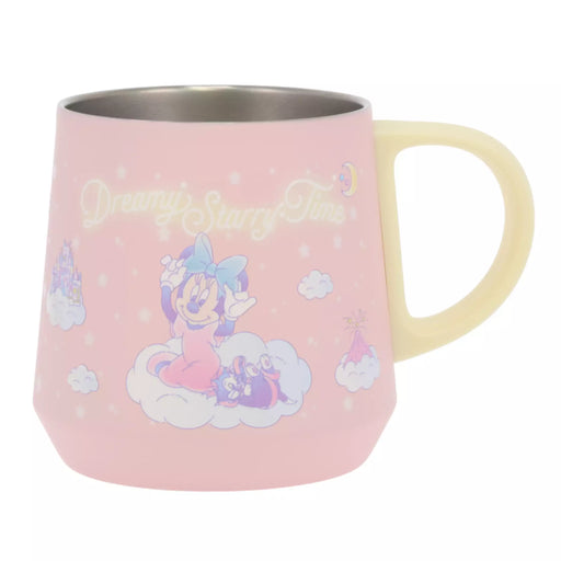 TDR - 2026 Dreamy Starry Time Collection x Minnie Mouse and Figaro Stainless Steel Mug Color: Pink (Release Date: Jun 25, 2026)