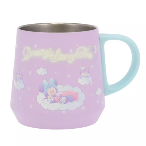TDR - 2026 Dreamy Starry Time Collection x Minnie Mouse and Figaro Stainless Steel Mug Color: Purple (Release Date: Jun 25, 2026)