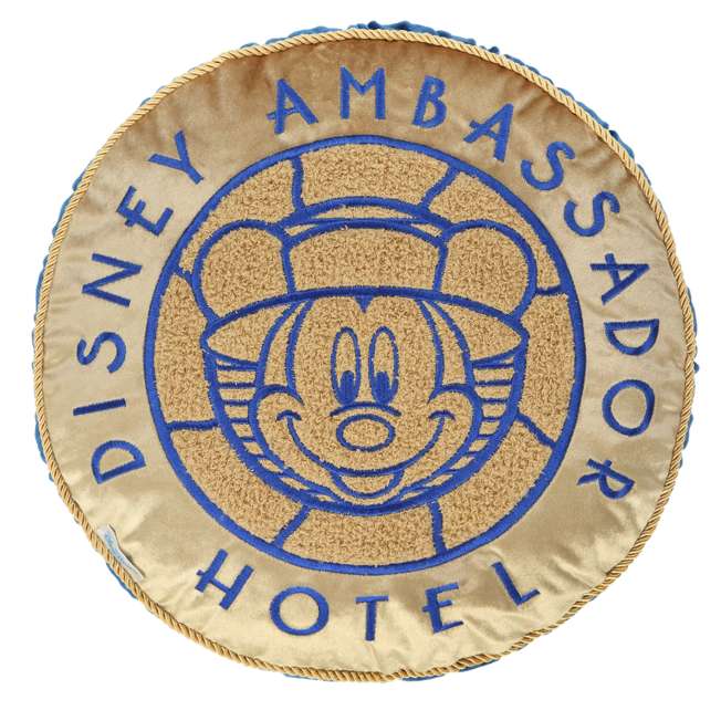 TDR - Disney Ambassador Hotel Mickey Mouse 2 Sided Cushion