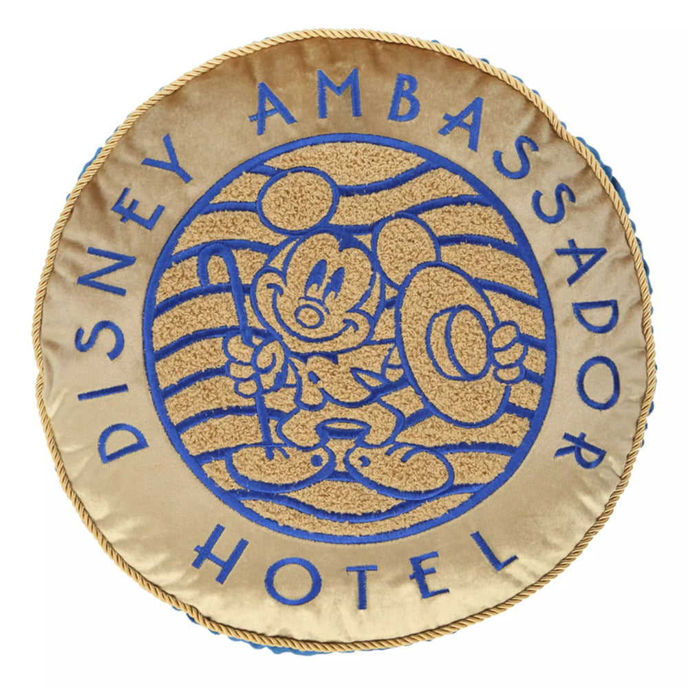 TDR - Disney Ambassador Hotel Mickey Mouse 2 Sided Cushion