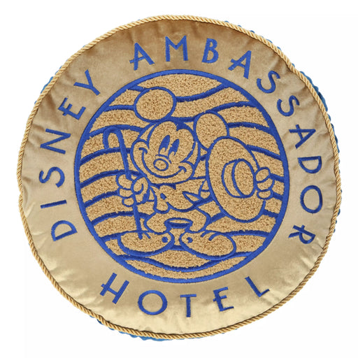 TDR - Disney Ambassador Hotel Mickey Mouse 2 Sided Cushion