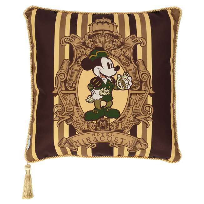 TDR - Tokyo Disney Sea Hotel Miracoasta Mickey Mouse 2 Sided Cushion
