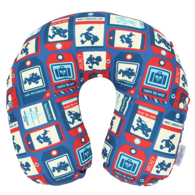 TDR - Mickey & Friends "Travel Accessories Gear" Collection x Neck Pillow & Drawstring Bag Set (Release Date: Nov 28, 2024)