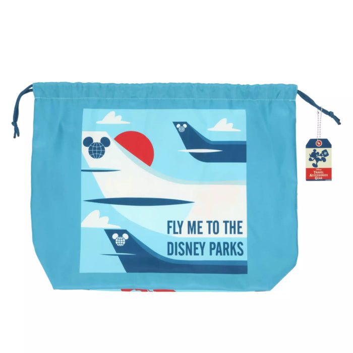 TDR - Mickey & Friends "Travel Accessories Gear" Collection x Neck Pillow & Drawstring Bag Set (Release Date: Nov 28, 2024)