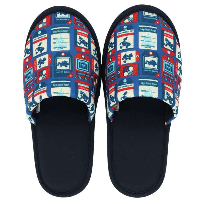 TDR - Mickey & Friends "Travel Accessories Gear" Collection x Room Slippers & Drawsting Bag Set (Release Date: Nov 28, 2024)