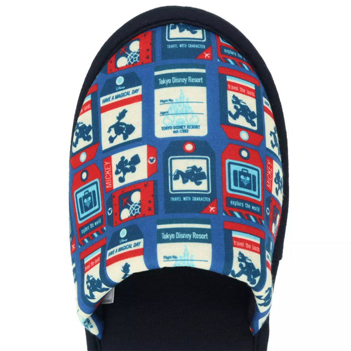 TDR - Mickey & Friends "Travel Accessories Gear" Collection x Room Slippers & Drawsting Bag Set (Release Date: Nov 28, 2024)
