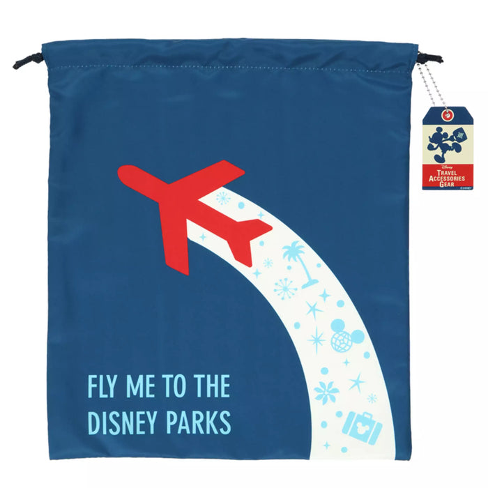 TDR - Mickey & Friends "Travel Accessories Gear" Collection x Room Slippers & Drawsting Bag Set (Release Date: Nov 28, 2024)