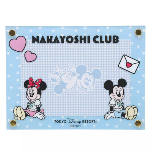 TDR - Mickey & Minnie Mouse "Nakayoshi Club" Collection x Picture/Photo Stand (Release Date: May 22, 2025)