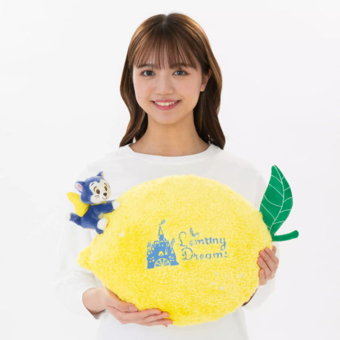 TDR - Mickey & Minnie Mouse "Lemony Dreams" Collection x Lemon Themed Figaro Cushion (Release Date: Apr 24, 2025)