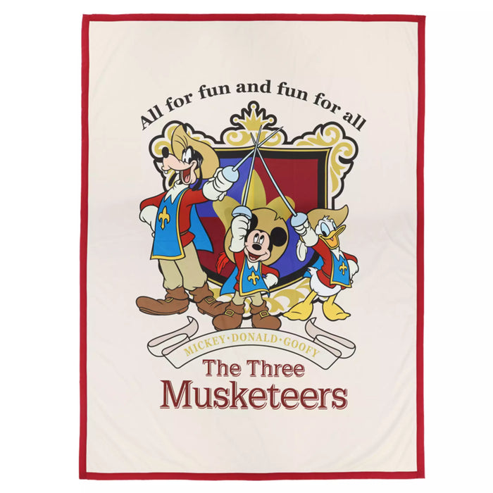 TDR - Mickey. Donald. Goofy. The Three Musketeers Collection x Blanket (Release Date: Oct 9, 2025)