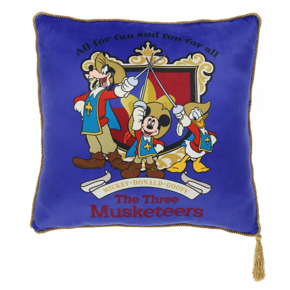 TDR - Mickey. Donald. Goofy. The Three Musketeers Collection x Cushion (Release Date: Oct 9, 2025) (Copy)