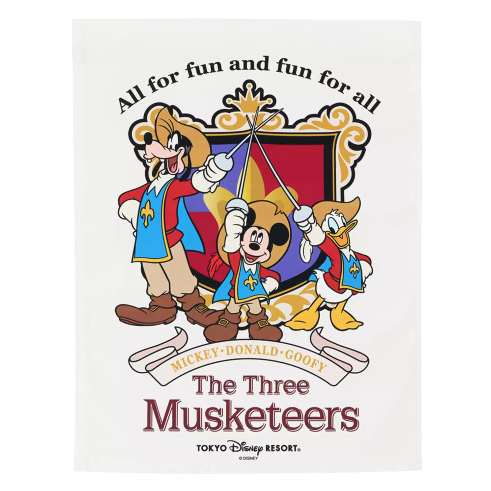 TDR - Mickey. Donald. Goofy. The Three Musketeers Collection x Fabric Poster (Release Date: Oct 9, 2025)
