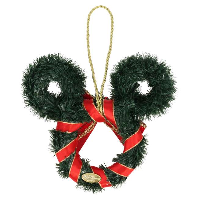 TDR - 2025 Mickey & Friends "Holly Jolly Christmas" Collection x Mickey Mouse Shapred Wreath Size L (Release Date: Nov 10, 2025)