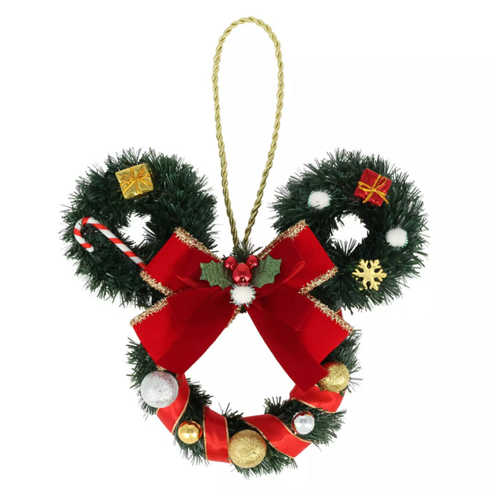 TDR - 2025 Mickey & Friends "Holly Jolly Christmas" Collection x Mickey Mouse Shapred Wreath Size L (Release Date: Nov 10, 2025)