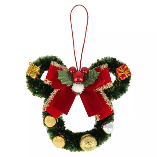 TDR - 2025 Mickey & Friends "Holly Jolly Christmas" Collection x Mickey Mouse Shapred Wreath Size S (Release Date: Nov 10, 2025)