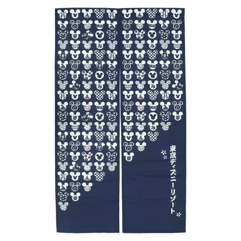 TDR - 2026 Mickey & Minnie Mouse "Round Shaped Senbei Rice Crackers" x Noren (Japanese Curtain) (Release Date: May 28, 2026)