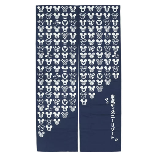 TDR - 2026 Mickey & Minnie Mouse "Round Shaped Senbei Rice Crackers" x Noren (Japanese Curtain) (Release Date: May 28, 2026)