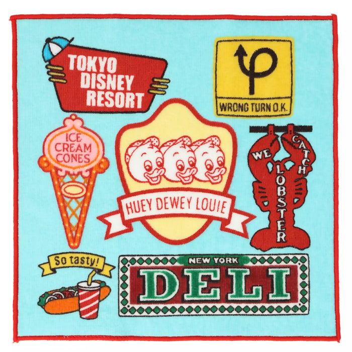 TDR - Huey, Dewey, and Louie ""American diner" Collection x Mini Towels Set (Release Date: Dec 26, 2024)