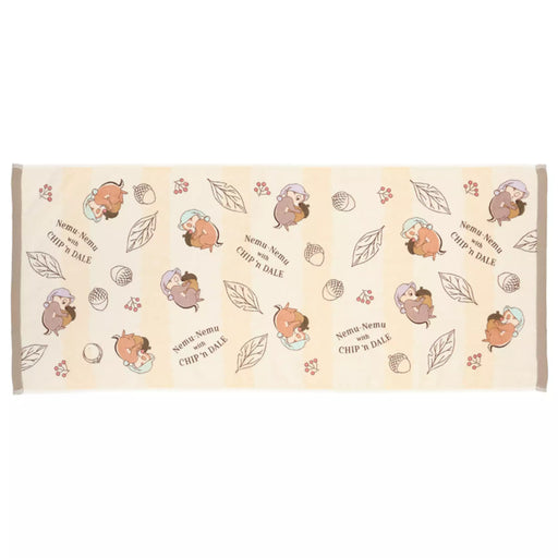 TDR - Nemu-Nemi with Chip & Dale Collection x Face Towel (Release Date: Nov 21, 2024)