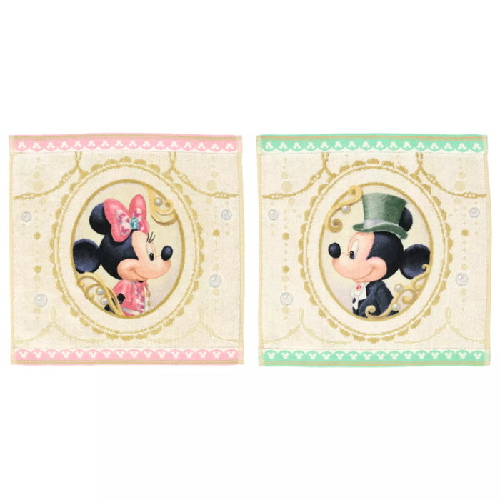 TDR - Mickey & Minnie Mouse "Gemstone Design" Mini Towels Set