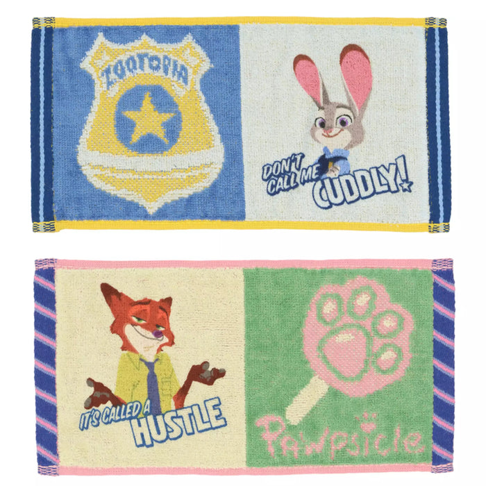 TDR - Zootopia "Don't Call me Cuddly!" & "It's Called a Hustle" Mini Towels Set (Release Date: Nov 14, 2024)