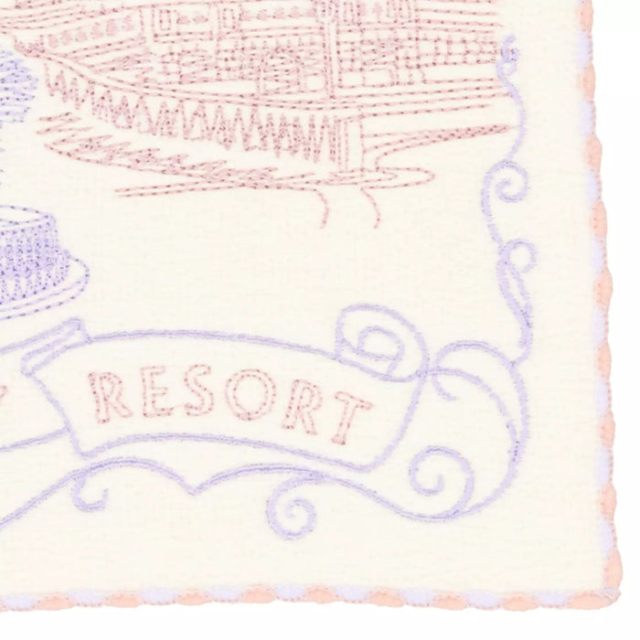 TDR - Tokyo Disney Resort Castle & Mermaid Lagoon Mini Towel (Release Date: Oct 24, 2024)