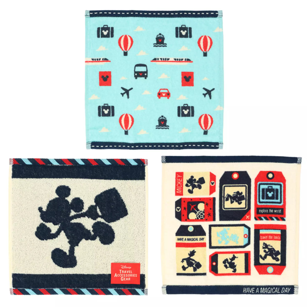 TDR - Mickey & Friends "Travel Accessories Gear" Collection x Mini Towels Set (Release Date: Nov 28, 2024)