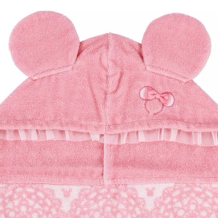 TDR - Minnie Mouse Heart Polka Dot Lace Ear Headband (Pink) Hooded Towel (Release Date: Apr 17, 2025)