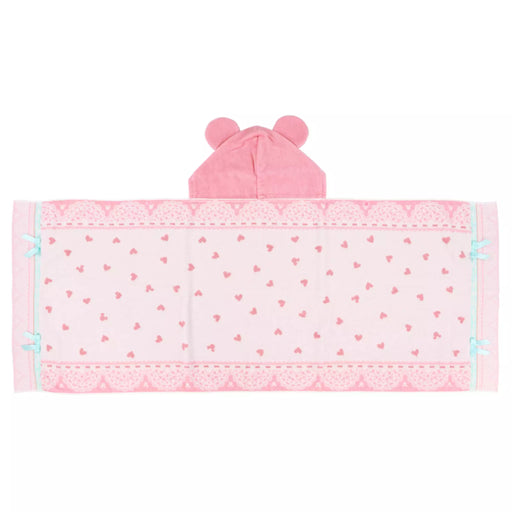 TDR - Minnie Mouse Heart Polka Dot Lace Ear Headband (Pink) Hooded Towel (Release Date: Apr 17, 2025)