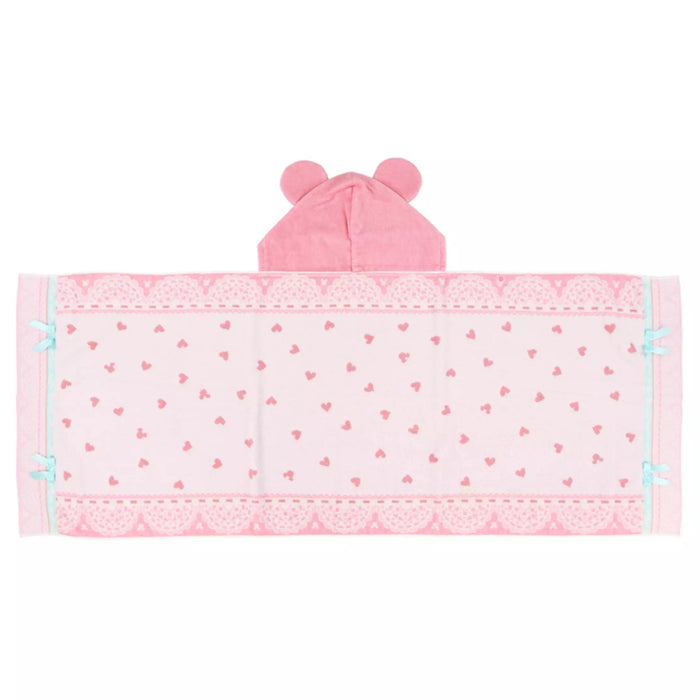 TDR - Minnie Mouse Heart Polka Dot Lace Ear Headband (Pink) Hooded Towel (Release Date: Apr 17, 2025)