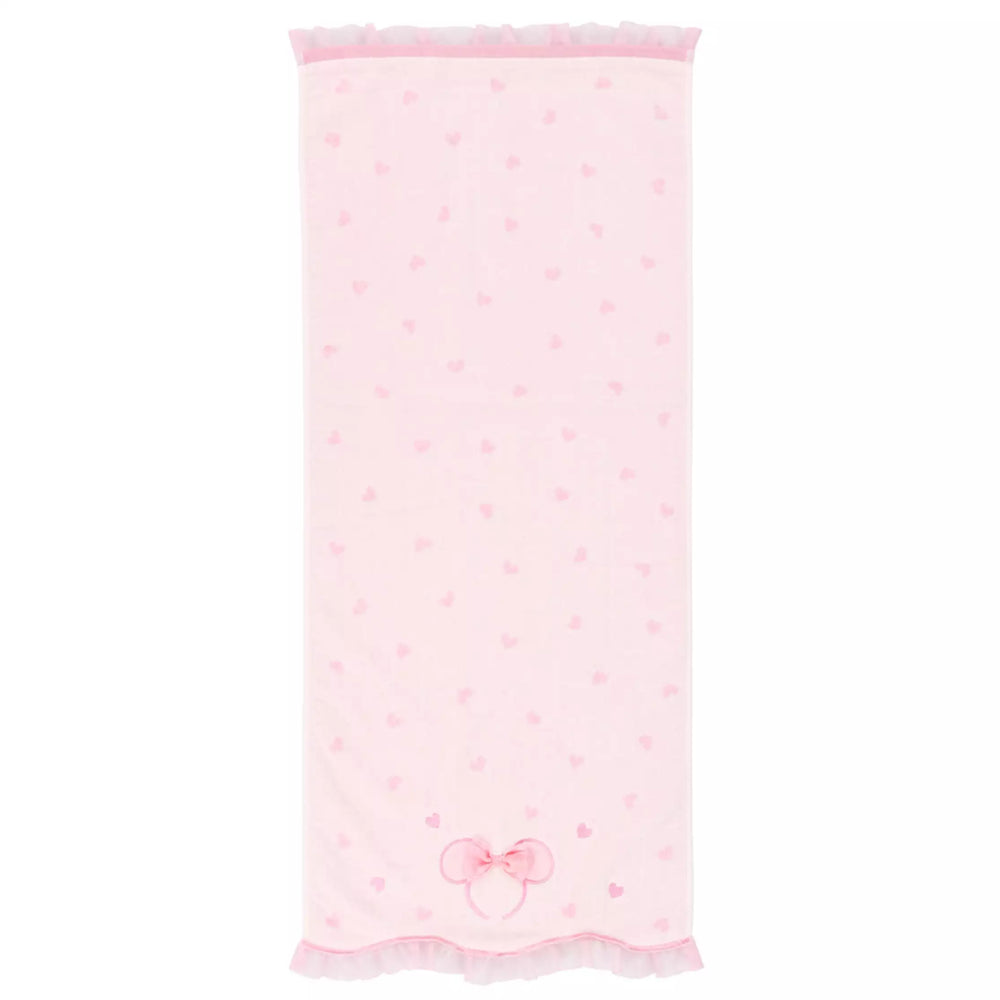 TDR - Minnie Mouse Heart Polka Dot Lace Ear Headband (Pink) Face Towel (Release Date: Apr 17, 2025)