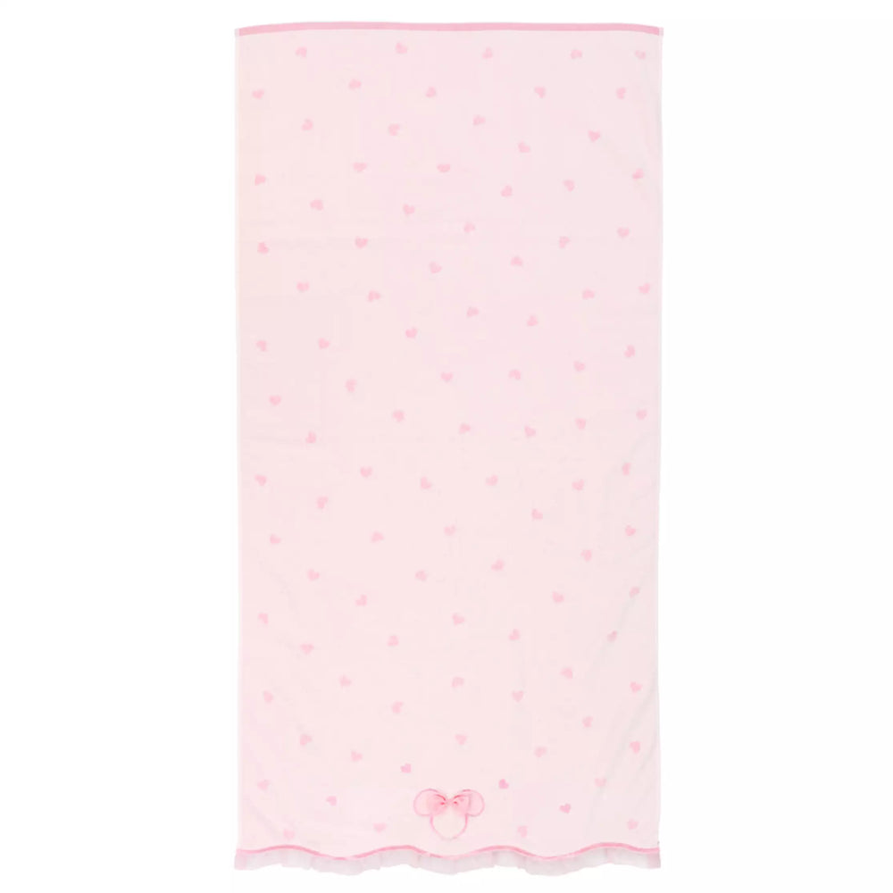 TDR - Minnie Mouse Heart Polka Dot Lace Ear Headband (Pink) Bath Towel (Release Date: Apr 17, 2025)