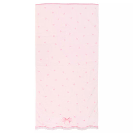 TDR - Minnie Mouse Heart Polka Dot Lace Ear Headband (Pink) Bath Towel (Release Date: Apr 17, 2025)