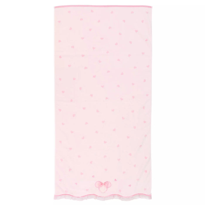 TDR - Minnie Mouse Heart Polka Dot Lace Ear Headband (Pink) Bath Towel (Release Date: Apr 17, 2025)
