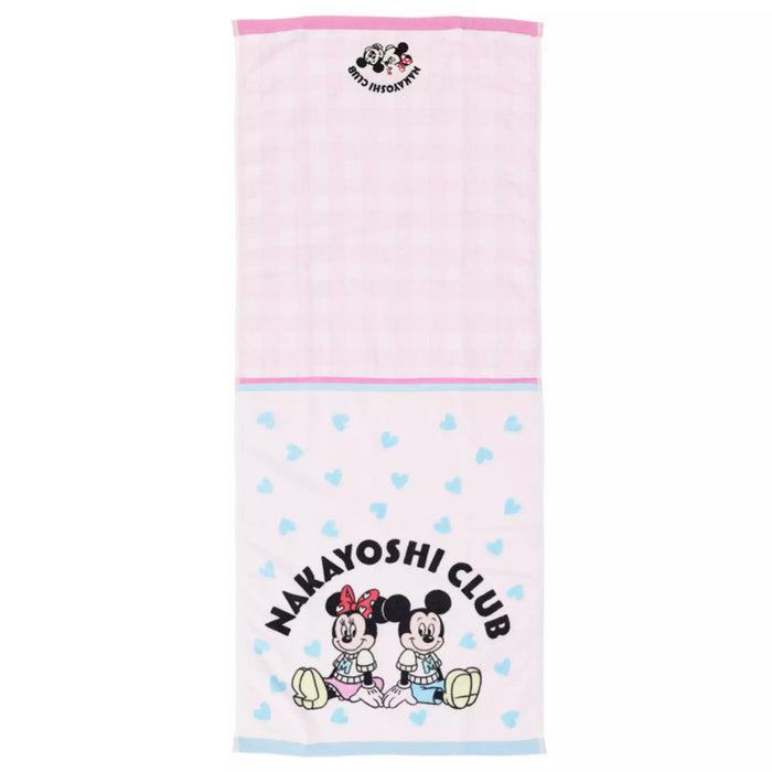 TDR - Mickey & Minnie Mouse "Nakayoshi Club" Collection x Face Towel (Release Date: May 22, 2025)