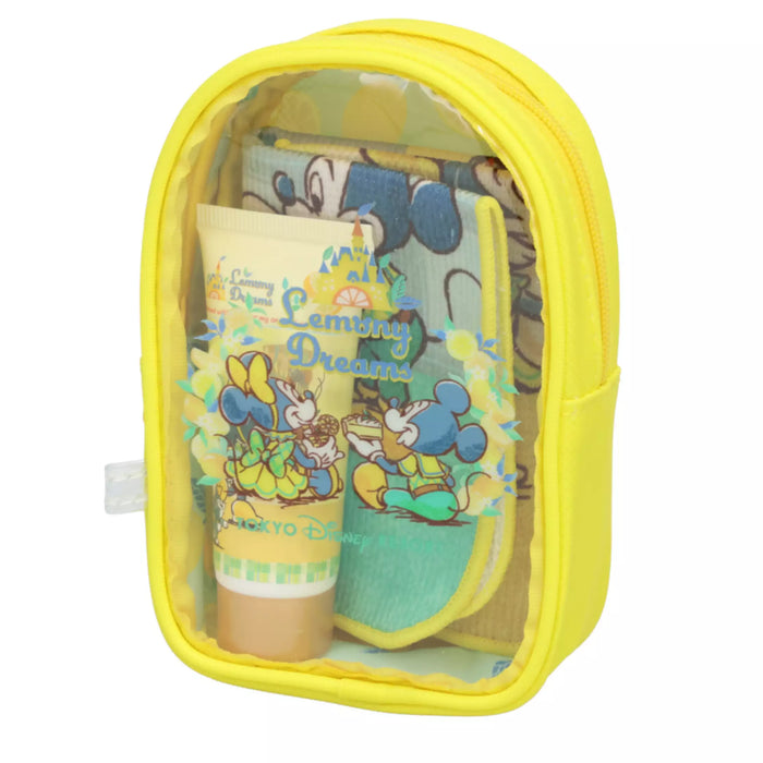 TDR - Mickey & Minnie Mouse "Lemony Dreams" Collection x Pouch Mini Towel Hand Cream Set (Release Date: Apr 24, 2025)