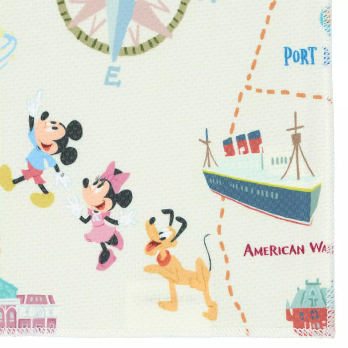 TDR - Tokyo Disney Resort "Park Map Motif" Collection - 〈COOLCORE〉Cooling Towel & Poncho (Release Date: Jun 5, 2025)