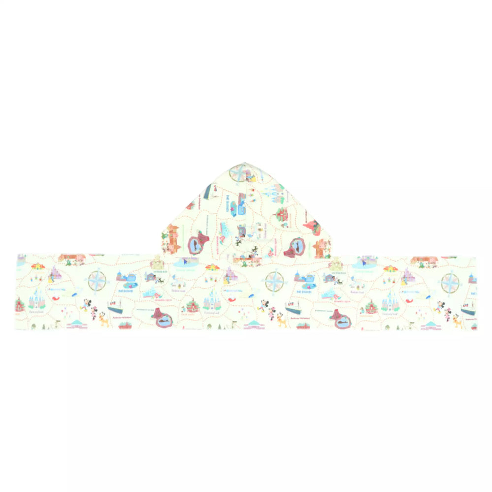 TDR - Tokyo Disney Resort "Park Map Motif" Collection - 〈COOLCORE〉Cooling Towel & Poncho (Release Date: Jun 5, 2025)
