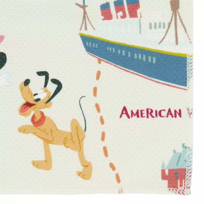 TDR - Tokyo Disney Resort "Park Map Motif" Collection - 〈COOLCORE〉Cooling Towel  (Release Date: Jun 5, 2025)