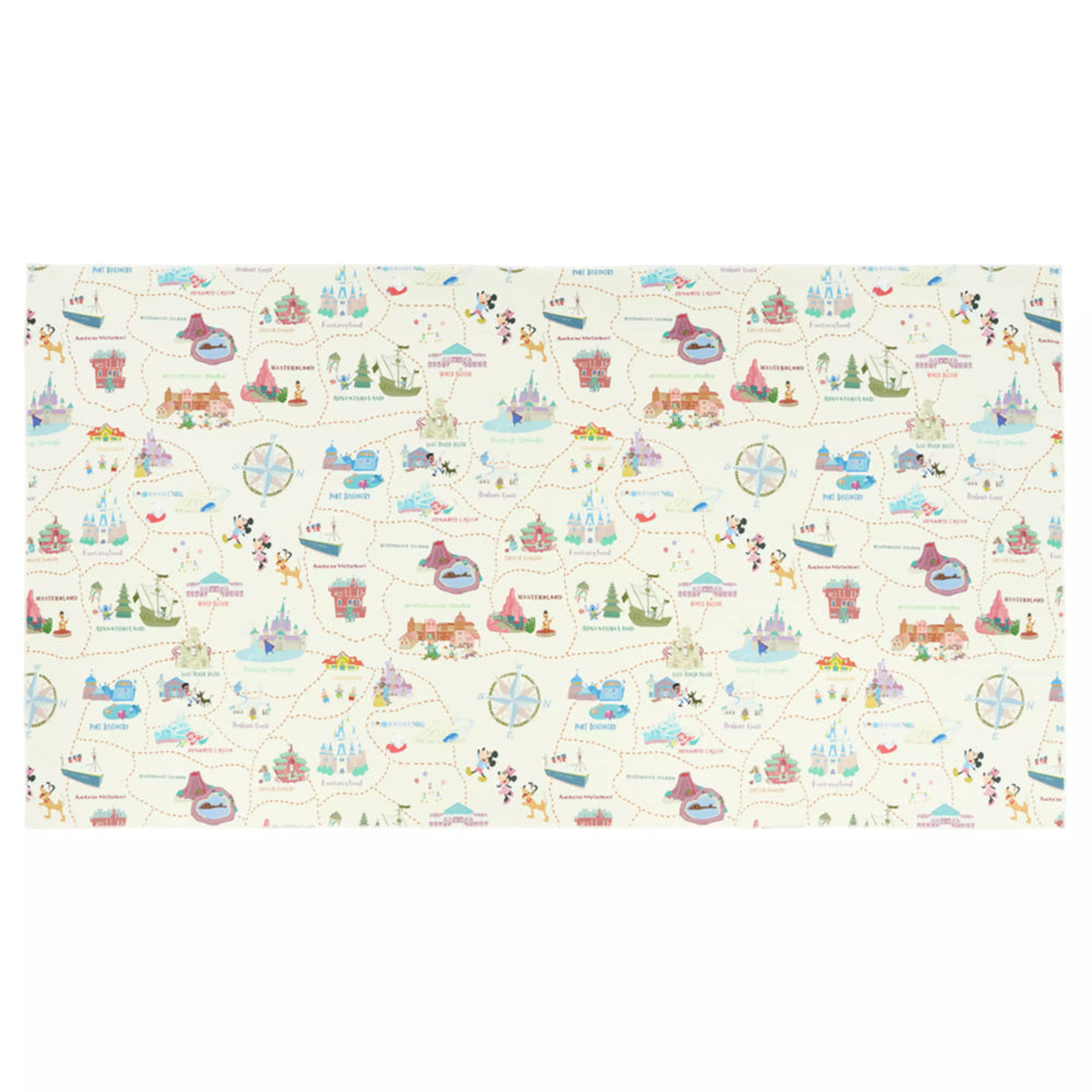 TDR - Tokyo Disney Resort "Park Map Motif" Collection - 〈COOLCORE〉Cooling Towel  (Release Date: Jun 5, 2025)