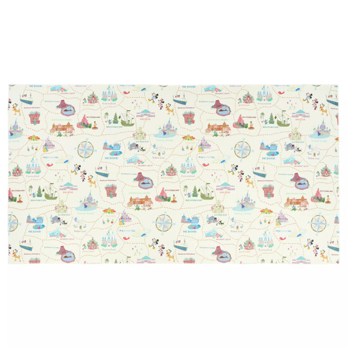 TDR - Tokyo Disney Resort "Park Map Motif" Collection - 〈COOLCORE〉Cooling Towel  (Release Date: Jun 5, 2025)